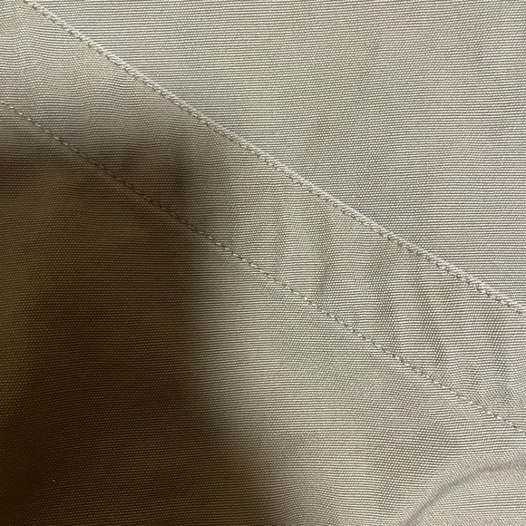 Lands' End Tan Barn Jacket with Brown Collar - Picture 4 of 10